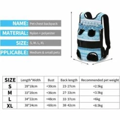 ECHOO Sacs à Dos Pour Chiens Sacs Ventral De Transport Pour Chat Sac De Voyage Pour Chien Petit Transporteur Porte Chien Ventral，Rose，M -Cage, caisse et transport pour chien Soldes 41383058 4