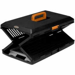 Iris Ohyama, Caisse De Transport / Cage Transport Pliable 2 Portes (devant & Derrière), Poignée, Ventilation Optimale Pour Chat & Chien Max 12 Kg - Pet Carry FC-550, Noir -Cage, caisse et transport pour chien Soldes 41442935 3