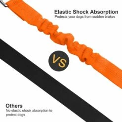 LONGZIMING Ceinture De Sécurité Pour Chien, 2 Paquets De Ceinture De Sécurité Réglable Pour Voiture Pour Animaux De Compagnie, Harnais De Voiture Pour Chien élastique Et Durable, Ceinture De Sécurité Pour Véhicule En Nylon Réfléchissant Pour Petit Chien De Grande Ta -Cage, caisse et transport pour chien Soldes 41468230 5