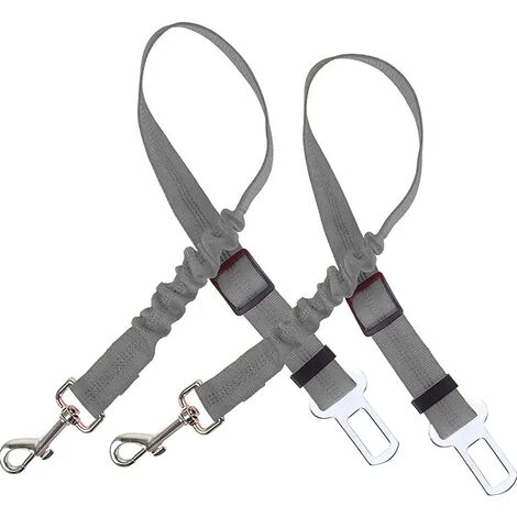 LONGZIMING Ceinture De Sécurité Pour Chien, 2 Paquets De Ceinture De Sécurité Réglable Pour Voiture Pour Animaux De Compagnie, Harnais De Voiture Pour Chien élastique Et Durable, Ceinture De Sécurité Pour Véhicule En Nylon Réfléchissant Pour Petit, Moyen Grand Chien 2 LONGZIMING Ceinture De Sécurité Pour Chien, 2 Paquets De Ceinture De Sécurité Réglable Pour Voiture Pour Animaux De Compagnie, Harnais De Voiture Pour Chien élastique Et Durable, Ceinture De Sécurité Pour Véhicule En Nylon Réfléchissant Pour Petit, Moyen Grand Chien – Image 2