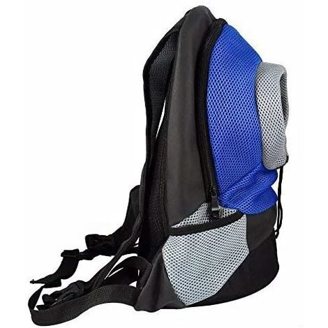 TRIOMPHE Pet Porte-sac à Dos Chien Sac De Transport De Voyage Sac à Dos De Ventral Poitrine Transporteur Sacs Pour Petit Animaux (Bleu) 2 TRIOMPHE Pet Porte-sac à Dos Chien Sac De Transport De Voyage Sac à Dos De Ventral Poitrine Transporteur Sacs Pour Petit Animaux (Bleu) – Image 2