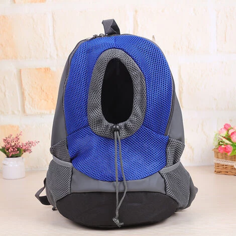 TRIOMPHE Pet Porte-sac à Dos Chien Sac De Transport De Voyage Sac à Dos De Ventral Poitrine Transporteur Sacs Pour Petit Animaux (Bleu) 5 TRIOMPHE Pet Porte-sac à Dos Chien Sac De Transport De Voyage Sac à Dos De Ventral Poitrine Transporteur Sacs Pour Petit Animaux (Bleu) – Image 5