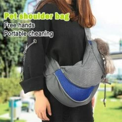 BETTERLIFE BETTE Sac Transport Chien, Sling Dog Sac Transport Chat Avec Bandoulière Réglable Et Crochet De Collier Pour Les Petits Chiens Jusqu'à 5 Kg -Cage, caisse et transport pour chien Soldes 41557070 4