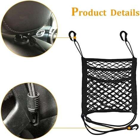 TRIOMPHE Barrière Pour Chien De Voiture Barrière De Siège Avant Pour Animaux De Compagnie Barrière De Siège Arrière Pour Animaux De Compagnie Réglable Organisateur De Filet 4 TRIOMPHE Barrière Pour Chien De Voiture Barrière De Siège Avant Pour Animaux De Compagnie Barrière De Siège Arrière Pour Animaux De Compagnie Réglable Organisateur De Filet – Image 4