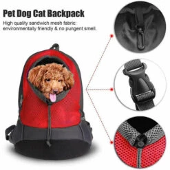 LONGZIMING Sac à Dos Pour Animaux De Compagnie, Sac Avant Chien Chat Avec Tête Respirante Pour Petits Chiens De Taille Moyenne Pour Les Randonnées En Plein Air, Rouge, L 8 LONGZIMING Sac à Dos Pour Animaux De Compagnie, Sac Avant Chien Chat Avec Tête Respirante Pour Petits Chiens De Taille Moyenne Pour Les Randonnées En Plein Air, Rouge, L -Cage, caisse et transport pour chien Soldes 41658807 4
