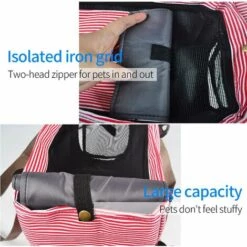 ECHOO Sac De Transport Pour Chiens Bolsos Transporteur Pour Chien Sac Pour Chat Transport Sac Transport Pour Chats Petit Chien Aérienne Approuvé，Medium，Rose -Cage, caisse et transport pour chien Soldes 41824524 5