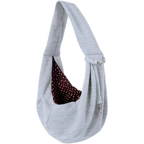 GUAZHUNIFR Sac De Transport Pour Chat/Chien, Single-épaule Sling Sac De Transport Pour Chien Et Chat Animaux De Compagnie Sling Sac Transporteur Titulaire, Guazhuni Gris 1 GUAZHUNIFR Sac De Transport Pour Chat/Chien, Single-épaule Sling Sac De Transport Pour Chien Et Chat Animaux De Compagnie Sling Sac Transporteur Titulaire, Guazhuni Gris