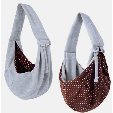 GUAZHUNIFR Sac De Transport Pour Chat/Chien, Single-épaule Sling Sac De Transport Pour Chien Et Chat Animaux De Compagnie Sling Sac Transporteur Titulaire, Guazhuni Gris 2 GUAZHUNIFR Sac De Transport Pour Chat/Chien, Single-épaule Sling Sac De Transport Pour Chien Et Chat Animaux De Compagnie Sling Sac Transporteur Titulaire, Guazhuni Gris – Image 2