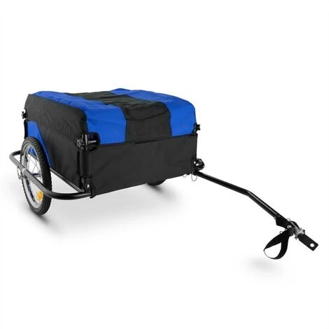 DURAMAXX Mountee Attelage Pour Vélo Remorque 130l 60kg Tubes D'acier Bleu-noir 1 DURAMAXX Mountee Attelage Pour Vélo Remorque 130l 60kg Tubes D'acier Bleu-noir