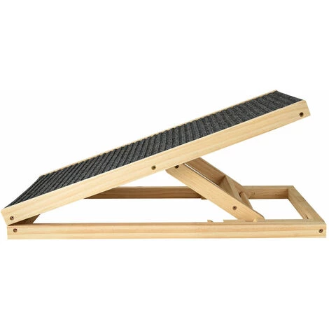 DAY PLUS Rampe Pour Chien/chat Réglable En Hauteur 2 Marches Rampe Pour Chien Escalier En Bois Pliable 2 DAY PLUS Rampe Pour Chien/chat Réglable En Hauteur 2 Marches Rampe Pour Chien Escalier En Bois Pliable – Image 2
