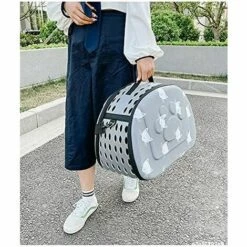 ALMI Sac De Transport Pour Chien Sac Transport Chat Chien Sac Transport Pour Animaux De Compagnie Respirant Et Pliable Pour Chats Chiens, Adapté Aux Chats Et Aux Chiens De Petite Et Moyenne Taille Rose36*20*23cm -Cage, caisse et transport pour chien Soldes 43884988 5