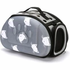 ALMI Sac De Transport Pour Chien Sac Transport Chat Chien En EVA Souple Léger Caisse Respirant Cage Pliable à Parois Souples Pour Animaux Domestique Voyage (S, Bleu) -Cage, caisse et transport pour chien Soldes 43885009 5