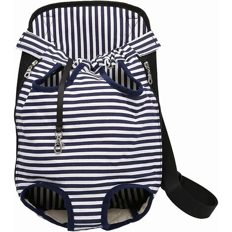 ALMI Sac De Transport Pour Chien Sac De Transport Pour Chien/Chat Animaux De Compagnie, Sac à Dos à Bandoulière Double Réglable Pour Chien/Chat Pour La Marche, La Randonnée, Le Vélo Et La Moto (L, Bleu) 2 ALMI Sac De Transport Pour Chien Sac De Transport Pour Chien/Chat Animaux De Compagnie, Sac à Dos à Bandoulière Double Réglable Pour Chien/Chat Pour La Marche, La Randonnée, Le Vélo Et La Moto (L, Bleu) – Image 2