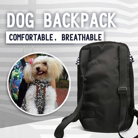 ALMI Sac De Transport Pour Chien Sac De Transport Pour Chien/Chat Animaux De Compagnie, Sac à Dos à Bandoulière Double Réglable Pour Chien/Chat Pour La Marche, La Randonnée, Le Vélo Et La Moto (L, Bleu) 3 ALMI Sac De Transport Pour Chien Sac De Transport Pour Chien/Chat Animaux De Compagnie, Sac à Dos à Bandoulière Double Réglable Pour Chien/Chat Pour La Marche, La Randonnée, Le Vélo Et La Moto (L, Bleu) – Image 3