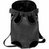 ALMI Sac De Transport Pour Chien Sac à Dos Chat Et Chien, Sangle à Dos Pour Animal De Compagnie Et Porte-Chien, Adapté Aux Voyages, Randonnées Et Camping Petits Chiens Et Chats, Sac Chien Extérieur Réglable, Petite Taille-Noir