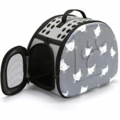 ALMI Sac De Transport Pour Chien Sac Transport Chat Chien En EVA Souple Léger Caisse Respirant Cage Pliable à Parois Souples Pour Animaux Domestique Voyage (S, Bleu) -Cage, caisse et transport pour chien Soldes 43885028 3