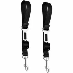 BARES Voiture Ceinture De Securite Pour Chien Indéchirable Réglable, 2 Pcs Harnais Voiture Chien Voiture Universel -Cage, caisse et transport pour chien Soldes 44486685 3