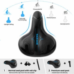 Vélo Tricycle Siège De Vélo Selle Coussin De Siège Coussin Soutien Adultes Enfants Bleu Jmax 5 Vélo Tricycle Siège De Vélo Selle Coussin De Siège Coussin Soutien Adultes Enfants Bleu Jmax -Cage, caisse et transport pour chien Soldes 44651195 3