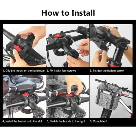 ELLE Panier De Vélo Pliant Petit Sac De Transport Pour Chien De Chat Panier De Guidon Panier De Vélo Pliable Pour Animaux 7 Couleurs 34 * 28 * 25cm 5 ELLE Panier De Vélo Pliant Petit Sac De Transport Pour Chien De Chat Panier De Guidon Panier De Vélo Pliable Pour Animaux 7 Couleurs 34 * 28 * 25cm – Image 5