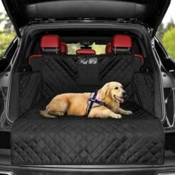 TANABATA Coffre Protection Housse De Coffre Couverture De Voiture Pour Chien Imperméable Et Antidérapant Housse Protection Coffre Pour Universelle Voitures Et SUV 185×104×33 Cm
