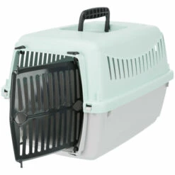 Junior Box De Transport. 26 X 39 X 25 Cm. Pour Chiots. - Animallparadise - Vert -Cage, caisse et transport pour chien Soldes 46628421 3