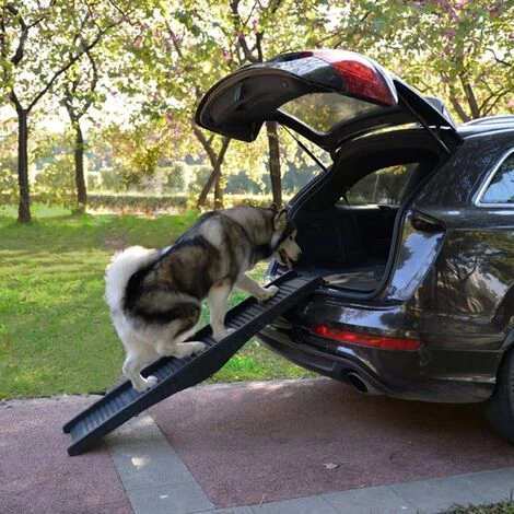 @Pet Rampe De Voiture Pour Chien Pliable 152 Cm Noir 10051 - Noir 4 @Pet Rampe De Voiture Pour Chien Pliable 152 Cm Noir 10051 - Noir – Image 4