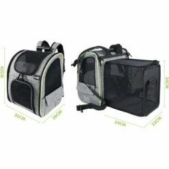 Pecute Sac à Dos Chat Chien Extensible 90%, Sac Transport Pour Chat Petit Chien Respirant, Sac A Dos De Transport Chat Avec Matelas En Peluche Amovible, Pour Voyage En Train/Voiture/Restaurant/Avion, Gris - Gris 9 Pecute Sac à Dos Chat Chien Extensible 90%, Sac Transport Pour Chat Petit Chien Respirant, Sac A Dos De Transport Chat Avec Matelas En Peluche Amovible, Pour Voyage En Train/Voiture/Restaurant/Avion, Gris - Gris -Cage, caisse et transport pour chien Soldes 47518480 5