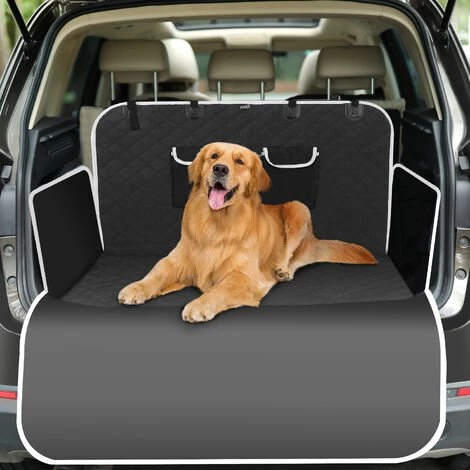 Pecute Protection Coffre Voiture Chien Universelle,Couverture De Coffre Chien Imperméable & Antidérapant, Protection Housse De Coffre Avec 3 Sacs De Rangement, Pour Petit & Moyen Voiture(102 * 185cm) 1 Pecute Protection Coffre Voiture Chien Universelle,Couverture De Coffre Chien Imperméable & Antidérapant, Protection Housse De Coffre Avec 3 Sacs De Rangement, Pour Petit & Moyen Voiture(102 * 185cm)