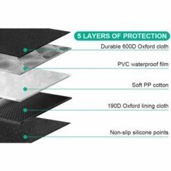 Pecute Protection Coffre Voiture Chien Universelle,Couverture De Coffre Chien Imperméable & Antidérapant, Protection Housse De Coffre Avec 3 Sacs De Rangement, Pour Petit & Moyen Voiture(102 * 185cm) 8 Pecute Protection Coffre Voiture Chien Universelle,Couverture De Coffre Chien Imperméable & Antidérapant, Protection Housse De Coffre Avec 3 Sacs De Rangement, Pour Petit & Moyen Voiture(102 * 185cm) -Cage, caisse et transport pour chien Soldes 47518502 4