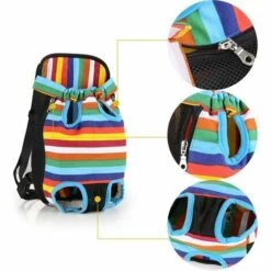 TINOR Sac De Transport Ventral Pour Chien, Sac Banane Souple Et Léger Pour Chiens, Chats Et Chiots, Convient Pour Promenades Et Voyages, Confortable Pour Les Animaux Domestiques(Rayures De Couleur,M) 7 TINOR Sac De Transport Ventral Pour Chien, Sac Banane Souple Et Léger Pour Chiens, Chats Et Chiots, Convient Pour Promenades Et Voyages, Confortable Pour Les Animaux Domestiques(Rayures De Couleur,M) -Cage, caisse et transport pour chien Soldes 48223800 3