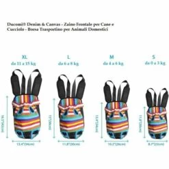 TINOR Sac De Transport Ventral Pour Chien, Sac Banane Souple Et Léger Pour Chiens, Chats Et Chiots, Convient Pour Promenades Et Voyages, Confortable Pour Les Animaux Domestiques(Rayures De Couleur,M) 9 TINOR Sac De Transport Ventral Pour Chien, Sac Banane Souple Et Léger Pour Chiens, Chats Et Chiots, Convient Pour Promenades Et Voyages, Confortable Pour Les Animaux Domestiques(Rayures De Couleur,M) -Cage, caisse et transport pour chien Soldes 48223800 5