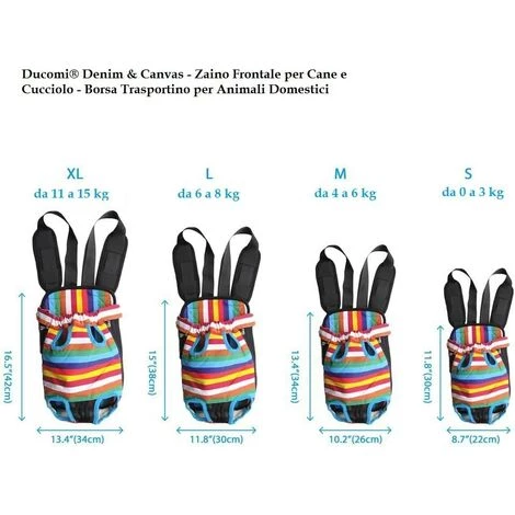 TINOR Sac De Transport Ventral Pour Chien, Sac Banane Souple Et Léger Pour Chiens, Chats Et Chiots, Convient Pour Promenades Et Voyages, Confortable Pour Les Animaux Domestiques(Rayures De Couleur,M) 5 TINOR Sac De Transport Ventral Pour Chien, Sac Banane Souple Et Léger Pour Chiens, Chats Et Chiots, Convient Pour Promenades Et Voyages, Confortable Pour Les Animaux Domestiques(Rayures De Couleur,M) – Image 5