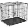 @Pet Cage Pour Chien 107x70x77,5 Cm Métal Noir 15004 - Noir
