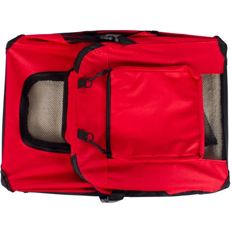 Porte-animaux | Différentes Tailles | Différents Poids | Pliable | Rouge | Balú | Mobiclinic 5 Porte-animaux | Différentes Tailles | Différents Poids | Pliable | Rouge | Balú | Mobiclinic – Image 5
