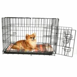 TRESKO Cage De Transport 62 X 45 X 52 Cm Pour Chien Pliable | 2 Portes | Transportable | Caisse De Transport En Métal 7 TRESKO Cage De Transport 62 X 45 X 52 Cm Pour Chien Pliable | 2 Portes | Transportable | Caisse De Transport En Métal -Cage, caisse et transport pour chien Soldes 49875057 3