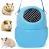 ECHOO Transporteur De Hamster, Hamster Sac De Voyage, Transporteur D'animaux, Pour Dormir Chaud Sac Suspendu Pour Petits Animaux De Compagnie Hérisson Planeur De Sucre écureuil Lapin (M, Bleu)