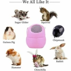 Sac De Transport Pour Animal De Compagnie, Porteur De Voyage Pour Animal De Compagnie Avec Les Bandoulières En Nylon, Sac Pour Petit Animal De Compagnie, Pour Hamster, Hérisson Macaron -Cage, caisse et transport pour chien Soldes 50929391 4