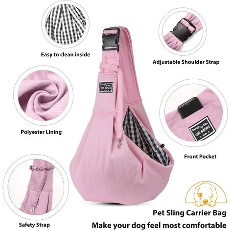 VERSAILLESFR Sac De Bandoulière Pour Chat,Respirant Sac De Transport Pour Chiens,Réglable Sac De Transport Bandoulière Pour Petit Moyen Chien Chat,Confortable Sac Pour Chien Avec Boucle De Sécurité, Versailles 2 VERSAILLESFR Sac De Bandoulière Pour Chat,Respirant Sac De Transport Pour Chiens,Réglable Sac De Transport Bandoulière Pour Petit Moyen Chien Chat,Confortable Sac Pour Chien Avec Boucle De Sécurité, Versailles – Image 2