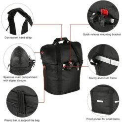 VERSAILLESFR Panier Pour Guidon De Vélo Panier Avant Sacoche, Box Pour Pet Dog Et Cat Carrier, Versailles -Cage, caisse et transport pour chien Soldes 50932706 3