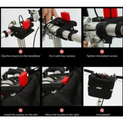 VERSAILLESFR Panier Pour Guidon De Vélo Panier Avant Sacoche, Box Pour Pet Dog Et Cat Carrier, Versailles -Cage, caisse et transport pour chien Soldes 50932706 4