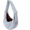 VERSAILLESFR Sac De Transport Pour Chat/Chien, Single-épaule Sling Sac De Transport Pour Chien Et Chat Animaux De Compagnie Sling Sac Transporteur Titulaire, Gris, Versailles