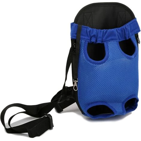 VERSAILLESFR Pet Dog Carrier Backpack Respirant En Plein Air Voyage Chien À Dos Toile Jambes De Toile À L'avant Sac D'épaule Pet Sacs Animaux Durable Sac À Bandoulière (XL; Chest(43cm-63cm), Bleu), Versailles 2 VERSAILLESFR Pet Dog Carrier Backpack Respirant En Plein Air Voyage Chien À Dos Toile Jambes De Toile À L'avant Sac D'épaule Pet Sacs Animaux Durable Sac À Bandoulière (XL; Chest(43cm-63cm), Bleu), Versailles – Image 2
