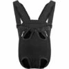 Sac De Transport De Voyage Sac à Dos De Transporteur Ventral Poitrine Pour Petit Chien Chiot Chat Pour Traveling Hiking Camping Etc M Taille - Noir, Fontainebleau