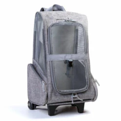 ZHUOXUAN Sac à Roulettes Pour Animaux De Compagnie Trolley Case Sac à Dos Pour Chien à Bandoulière Sortir Sac VIP Teddy Pour Animaux De Compagnie Sac Pour Chat M—Moyen, Bleu -Cage, caisse et transport pour chien Soldes 51449961 4