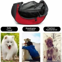 ELLE Sacs à Bandoulière Pour Petits Chiens Et Chats, Sac De Voyage Léger Et Durable Pour Petits Et Chatons, Sac De Voyage Respirant 2,5 Kg / 5,5 Lb, Vert -Cage, caisse et transport pour chien Soldes 51602684 4