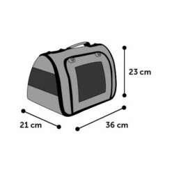 Sac De Transport Audrey, 36 X 21 X 23 Cm, Pour Petit Chat Ou Chien. - Animallparadise - Bleu -Cage, caisse et transport pour chien Soldes 51740246 5