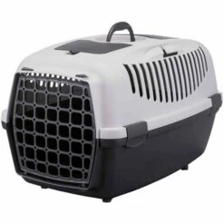 Box De Transport Capri 3, Taille S. 40 X 38 X 61 Cm. Pour Chien - Animallparadise - Gris