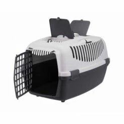 Box De Transport Capri 3, Taille S. 40 X 38 X 61 Cm. Pour Chien - Animallparadise - Gris -Cage, caisse et transport pour chien Soldes 51740439 3