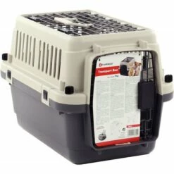 Cage De Transport Neto XS 33 X 50 X 33 Cm . Grise . Pour Chien - Flamingo Pet Products - Gris