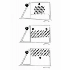 Grille D'aération Fenêtre Pour Voiture 30 X 110 Cm Pour Chien - Trixie - Noir 5 Grille D'aération Fenêtre Pour Voiture 30 X 110 Cm Pour Chien - Trixie - Noir -Cage, caisse et transport pour chien Soldes 51743058 3